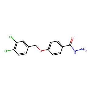 4-[(3,4-Dichlorophenyl)methoxy]benzohydrazide structure