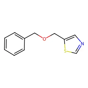 5-[(Benzyloxy)methyl]-1,3-thiazole structure