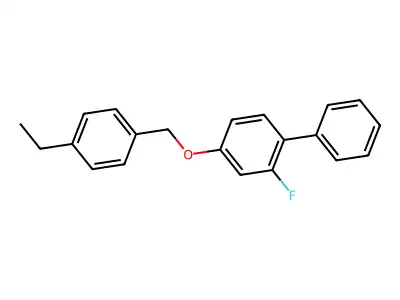 4-[(4-Ethylbenzyl)oxy]-2-fluoro-1,1'-biphenyl structure