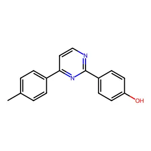4-[4-(4-Methylphenyl)-2-pyrimidinyl]benzenol structure