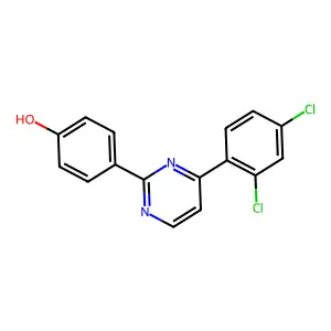4-[4-(2,4-Dichlorophenyl)-2-pyrimidinyl]benzenol structure
