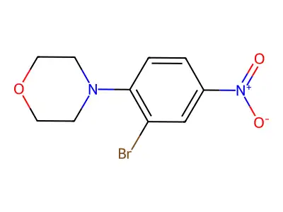 4-(2-Bromo-4-nitrophenyl)morpholine structure