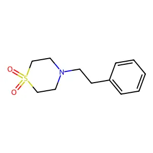 4-Phenethyl-1lambda~6~,4-thiazinane-1,1-dione structure