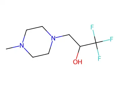1,1,1-Trifluoro-3-(4-methylpiperazin-1-yl)propan-2-ol structure