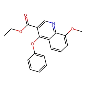 Ethyl 8-methoxy-4-phenoxyquinoline-3-carboxylate structure