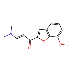 3-(Dimethylamino)-1-(7-methoxy-1-benzofuran-2-yl)prop-2-en-1-one structure