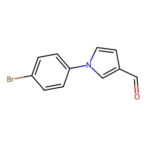 1-(4-bromophenyl)-1H-pyrrole-3-carbaldehyde structure
