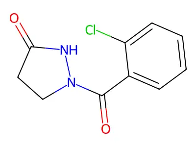 1-(2-Chlorobenzoyl)pyrazolidin-3-one structure