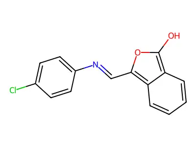 3-[(4-chloroanilino)methylene]-2-benzofuran-1(3H)-one structure