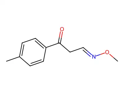 3-(Methoxyimino)-1-(4-methylphenyl)propan-1-one structure