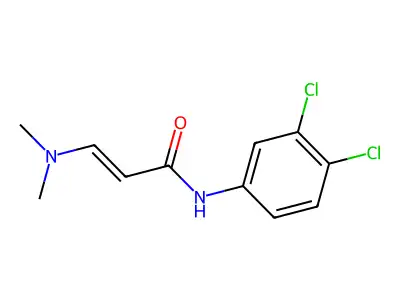 N-(3,4-dichlorophenyl)-3-(dimethylamino)prop-2-enamide structure