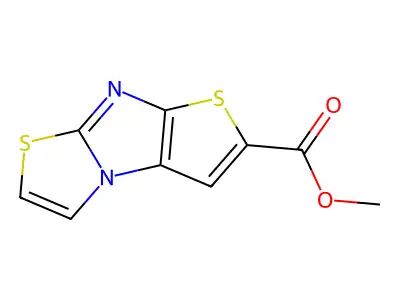 Methyl thieno[2',3':4,5]imidazo[2,1-b][1,3]thiazole-2-carboxylate structure