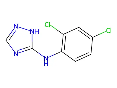 N-(2,4-dichlorophenyl)-1H-1,2,4-triazol-5-amine structure