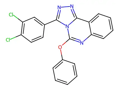 3-(3,4-Dichlorophenyl)-5-phenoxy-[1,2,4]triazolo[4,3-c]quinazoline structure