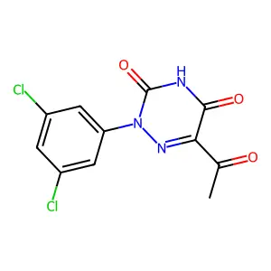 6-acetyl-2-(3,5-dichlorophenyl)-1,2,4-triazine-3,5(2H,4H)-dione structure
