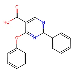 4-Phenoxy-2-phenylpyrimidine-5-carboxylic acid structure