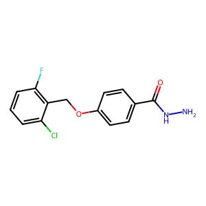 4-[(2-Chloro-6-fluorophenyl)methoxy]benzohydrazide structure
