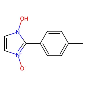1-hydroxy-2-(4-methylphenyl)-1H-imidazol-3-ium-3-olate structure