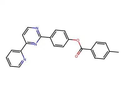 4-[4-(2-Pyridinyl)-2-pyrimidinyl]phenyl 4-methylbenzenecarboxylate structure