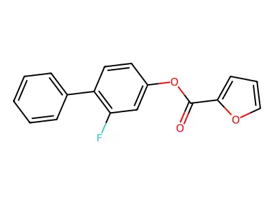 2-Fluoro[1,1'-biphenyl]-4-yl 2-furoate structure