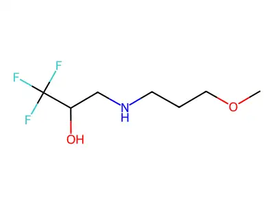 1,1,1-Trifluoro-3-[(3-methoxypropyl)amino]-2-propanol structure