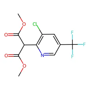 1,3-Dimethyl 2-[3-chloro-5-(trifluoromethyl)-2-pyridinyl]propanedioate structure