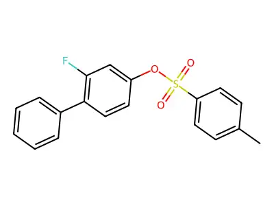 2-Fluoro[1,1'-biphenyl]-4-yl 4-methylbenzenesulfonate structure