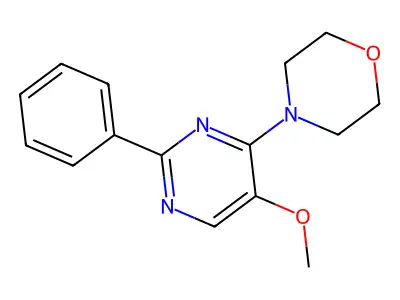 4-(5-Methoxy-2-phenylpyrimidin-4-yl)morpholine structure