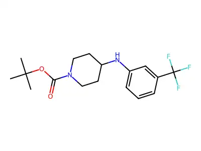 1-Boc-4-(3-trifluoromethyl-phenylamino)-piperidine structure
