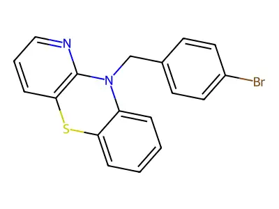10-(4-bromobenzyl)-10H-pyrido[3,2-b][1,4]benzothiazine structure