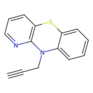 10-(2-propynyl)-10H-pyrido[3,2-b][1,4]benzothiazine structure