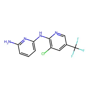 N~2~-[3-chloro-5-(trifluoromethyl)-2-pyridinyl]-2,6-pyridinediamine structure