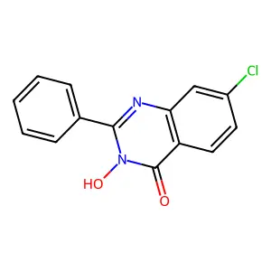 7-Chloro-3-hydroxy-2-phenylquinazolin-4-one structure