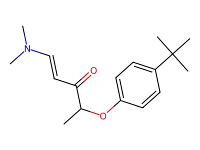 4-[4-(Tert-butyl)phenoxy]-1-(dimethylamino)-1-penten-3-one structure
