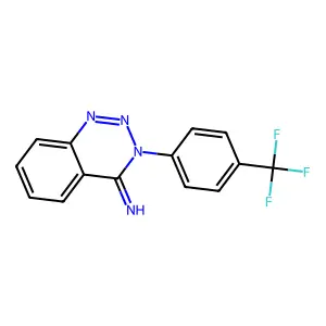 3-[4-(Trifluoromethyl)phenyl]-1,2,3-benzotriazin-4-imine structure