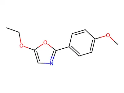 5-Ethoxy-2-(4-methoxyphenyl)-1,3-oxazole structure