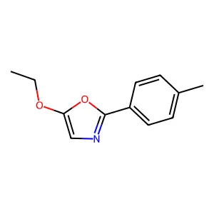 5-Ethoxy-2-(4-methylphenyl)-1,3-oxazole structure