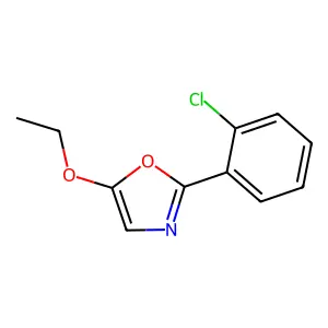 2-(2-Chlorophenyl)-1,3-oxazol-5-yl ethyl ether structure