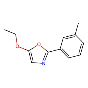 5-Ethoxy-2-(m-tolyl)oxazole structure