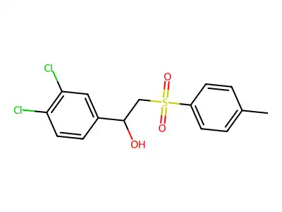 1-(3,4-Dichlorophenyl)-2-[(4-methylphenyl)sulfonyl]-1-ethanol structure