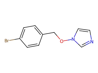 1-[(4-bromobenzyl)oxy]-1H-imidazole structure