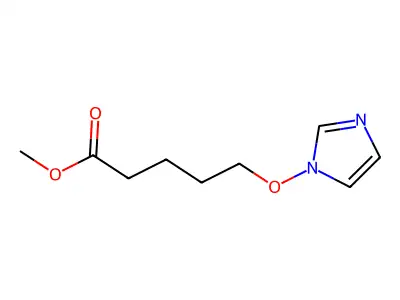 methyl 5-(1H-imidazol-1-yloxy)pentanoate structure