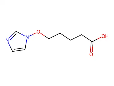 5-(1H-imidazol-1-yloxy)pentanoic acid structure