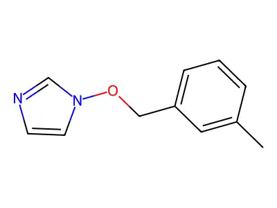 1-[(3-methylbenzyl)oxy]-1H-imidazole structure