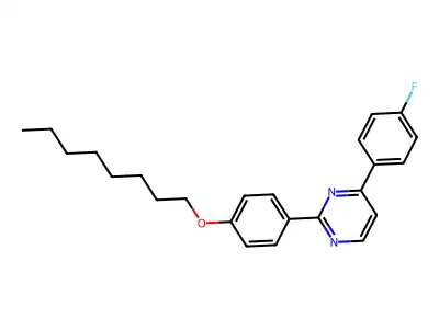 4-(4-Fluorophenyl)-2-[4-(octyloxy)phenyl]pyrimidine structure