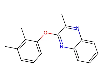 2-(2,3-Dimethylphenoxy)-3-methylquinoxaline structure