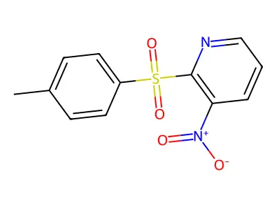 4-Methylphenyl 3-nitro-2-pyridinyl sulfone structure