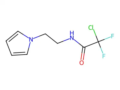 2-chloro-2,2-difluoro-N-[2-(1H-pyrrol-1-yl)ethyl]acetamide structure