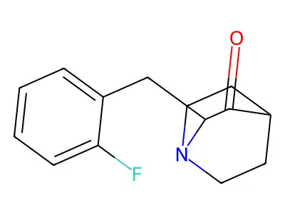 2-(2-Fluorobenzyl)-3-quinuclidinone structure