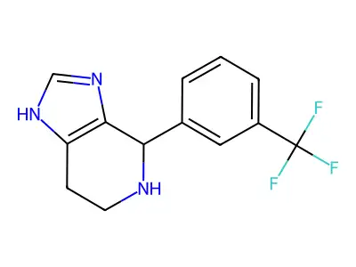 4-[3-(trifluoromethyl)phenyl]-4,5,6,7-tetrahydro-3H-imidazo[4,5-c]pyridine structure